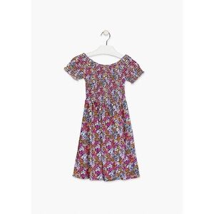 Colorful Floral Kids Dress